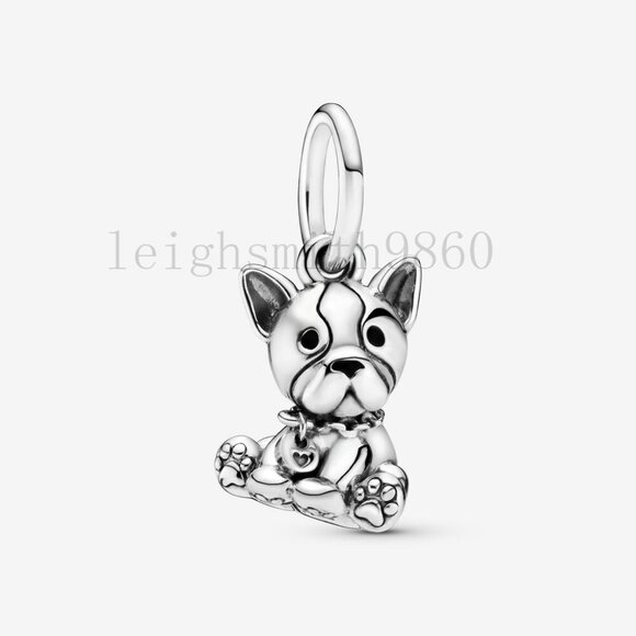 Pandora Bulldog Puppy Charm - Picture 1 of 4